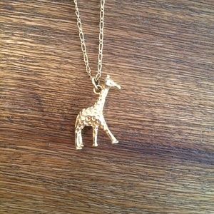 Gold Giraffe Necklace